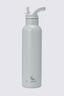 Macpac Insulated Standard Bottle with Straw Lid &mdash; 630ml, Sage Green, hi-res