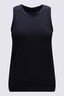 Macpac Women's Merino Blend Tank, Black, hi-res