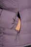 Macpac Women's Halo Hooded Down Jacket ♺, Black Plum, hi-res