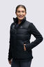 Macpac Paralympics Women's Halo Down Vest, Black, hi-res