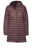 Macpac Women's Uber Light Hooded Down Coat, Rose Brown, hi-res