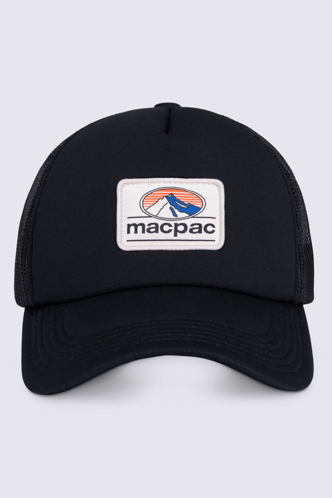 Macpac Trucker Cap, Black/Black, hi-res