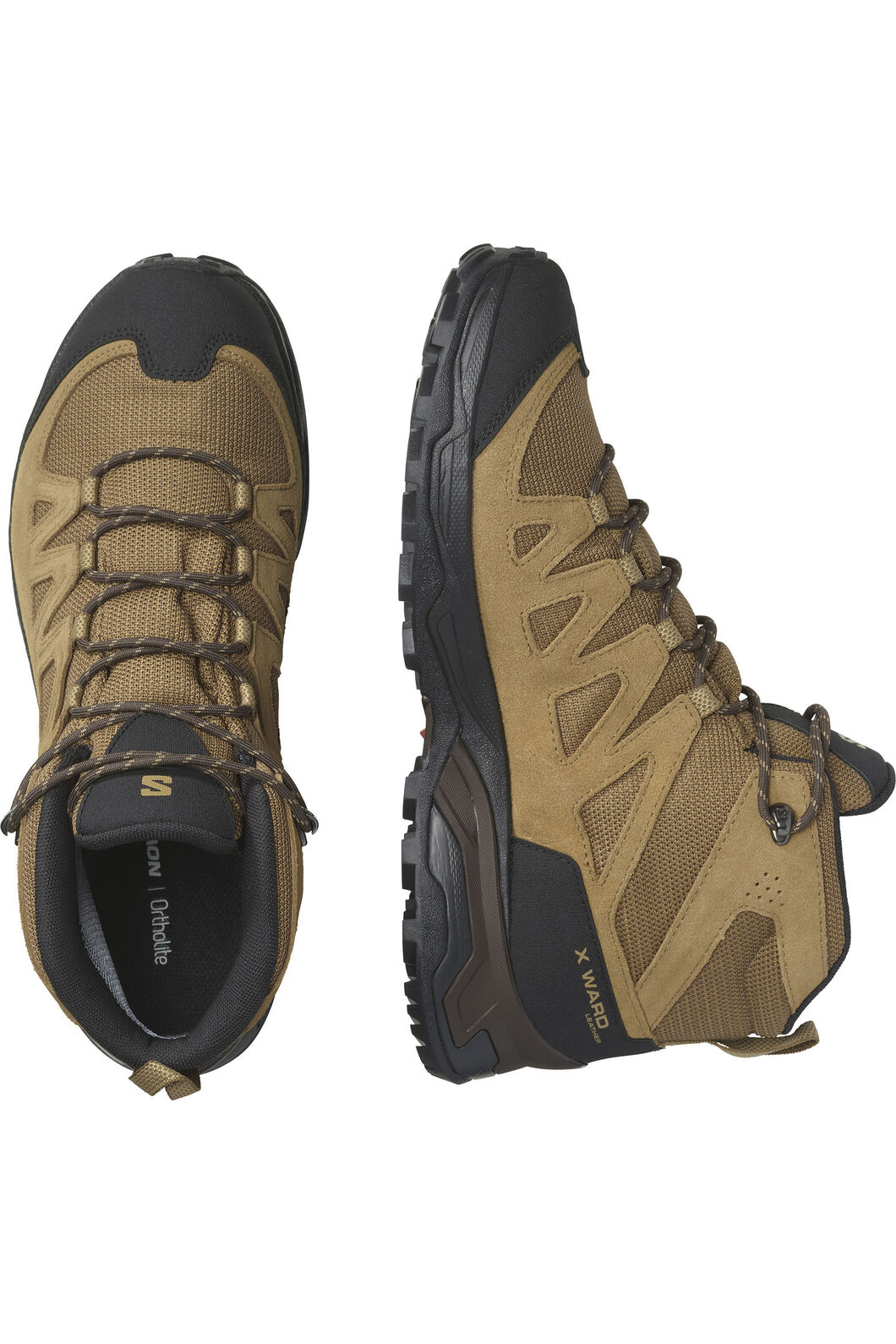 Salomon Men's X Ward Leather GTX Mid Hiking Boots Macpac