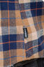 Macpac Men's Sutherland Slim Flannel Shirt, Toasted Coconut Plaid, hi-res