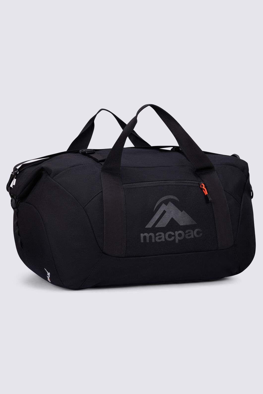 Macpac 50L Duffel Bag, Black/Black, hi-res