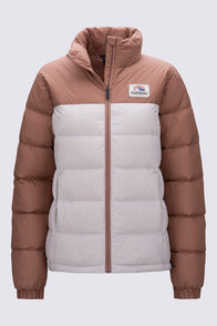 Macpac Women's Halo Down Jacket ♺, Mocha Mousse/Moonbeam, hi-res