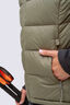 Macpac Men's Halo Down Vest ♺, Tarmac, hi-res