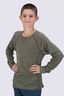 Macpac Kids' Geothermal Long Sleeve Top, Four Leaf Clover, hi-res