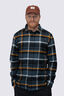 Macpac Men's Sutherland Slim Flannel Shirt, Midnight Navy Plaid, hi-res