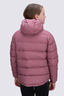 Macpac Kids' Halo Hooded Down Jacket, Deco Rose/Foxglove, hi-res