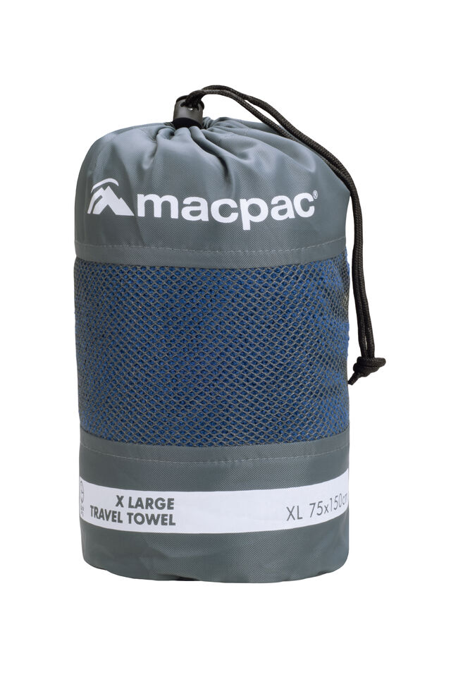 Macpac Travel Towel XL, Sodalite Blue, view 1