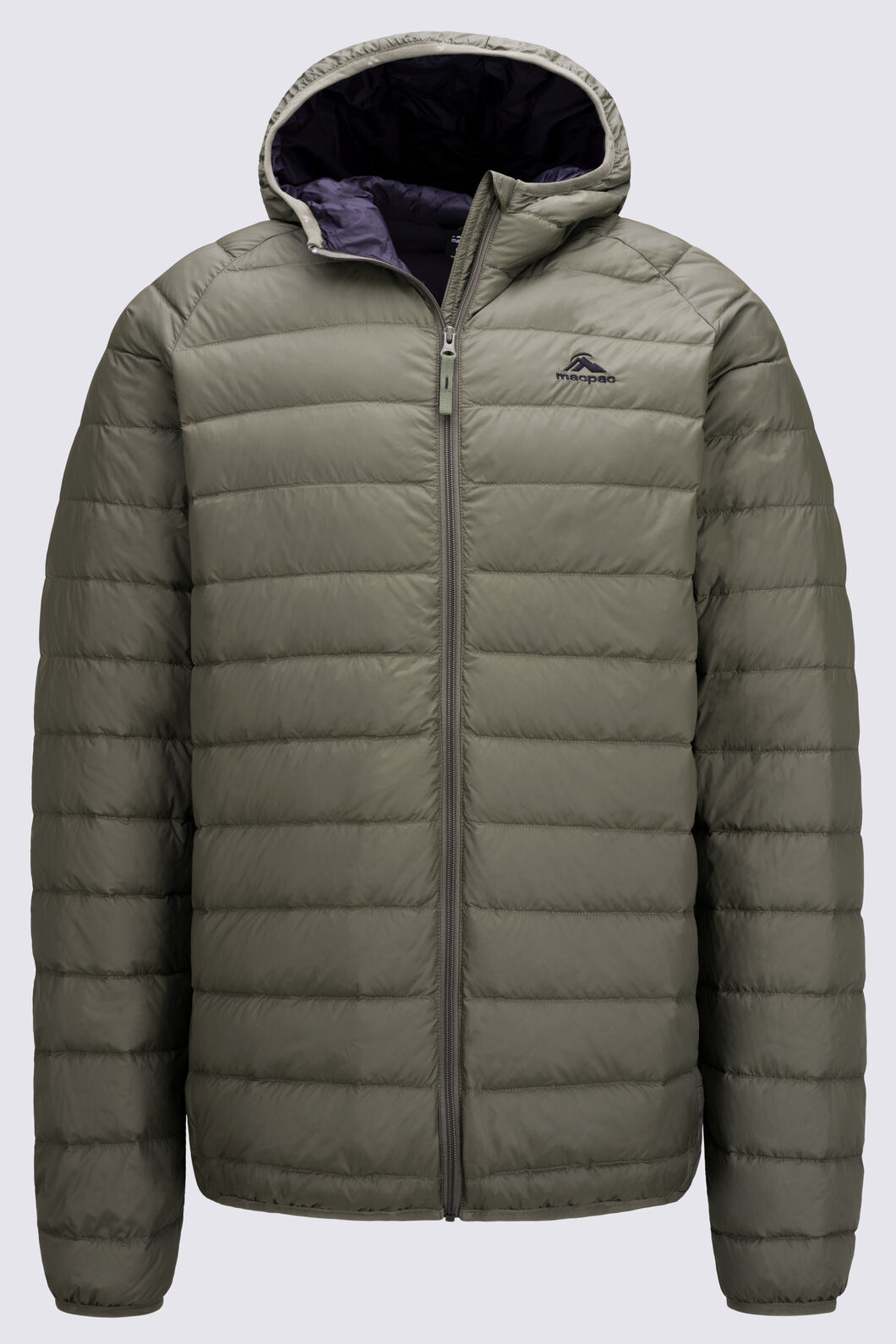 Macpac Men's Uber Light Hooded Down Jacket ♺, Tarmac, hi-res