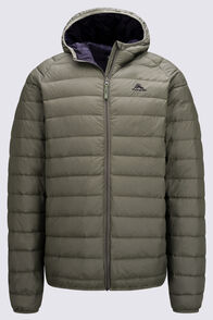 Macpac Men's Uber Light Hooded Down Jacket ♺, Tarmac, hi-res