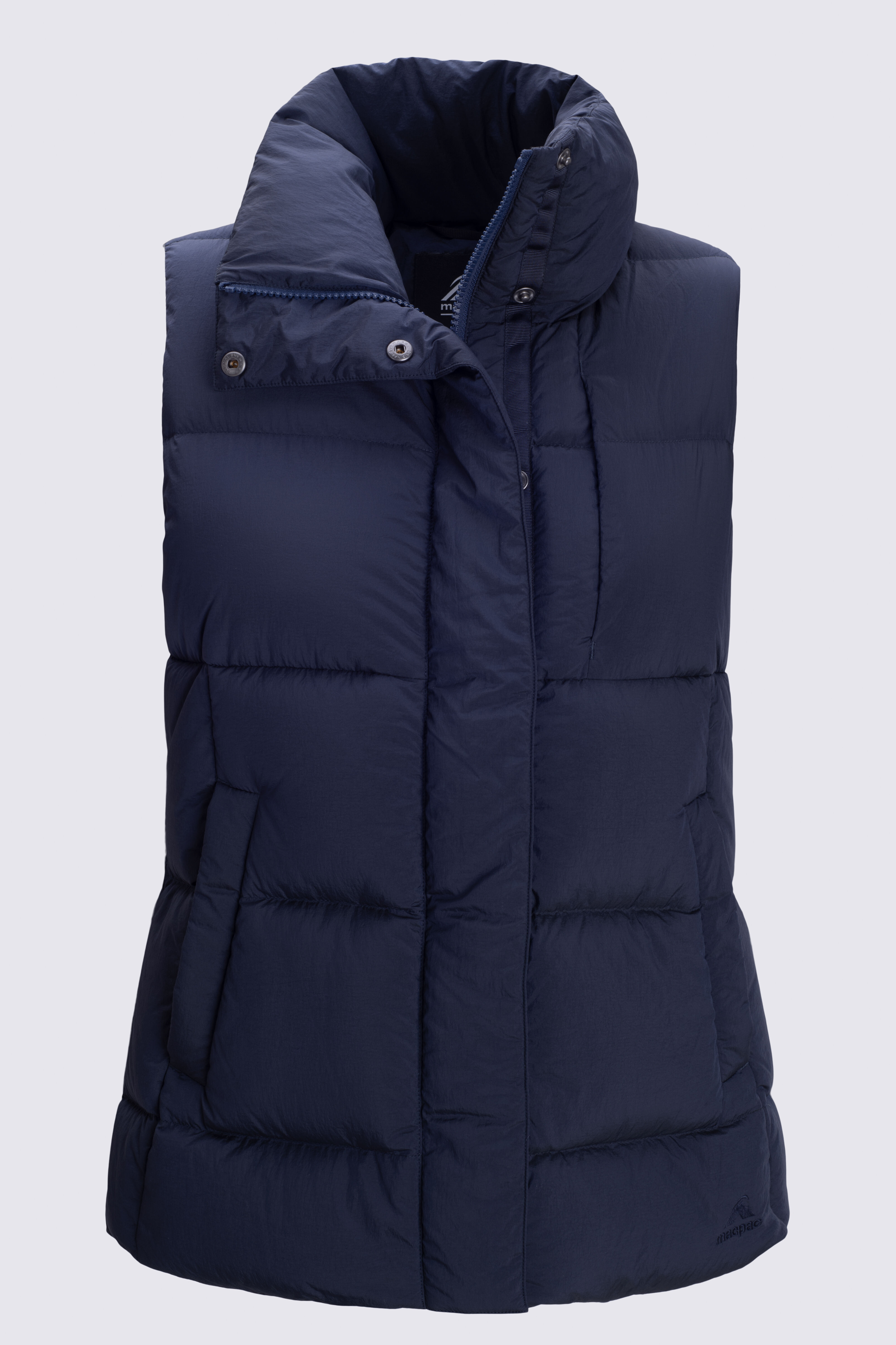 Navy puffer vest womens store