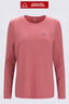 Macpac Women's brrr° Long Sleeve T-Shirt, Dusty Cedar, hi-res