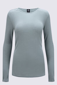 Macpac Women's 220 Merino Long Sleeve Top, Chinois Green, hi-res