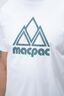 Macpac Men's Vintage Fairtrade Organic Cotton Short Sleeve T-Shirt, White, hi-res
