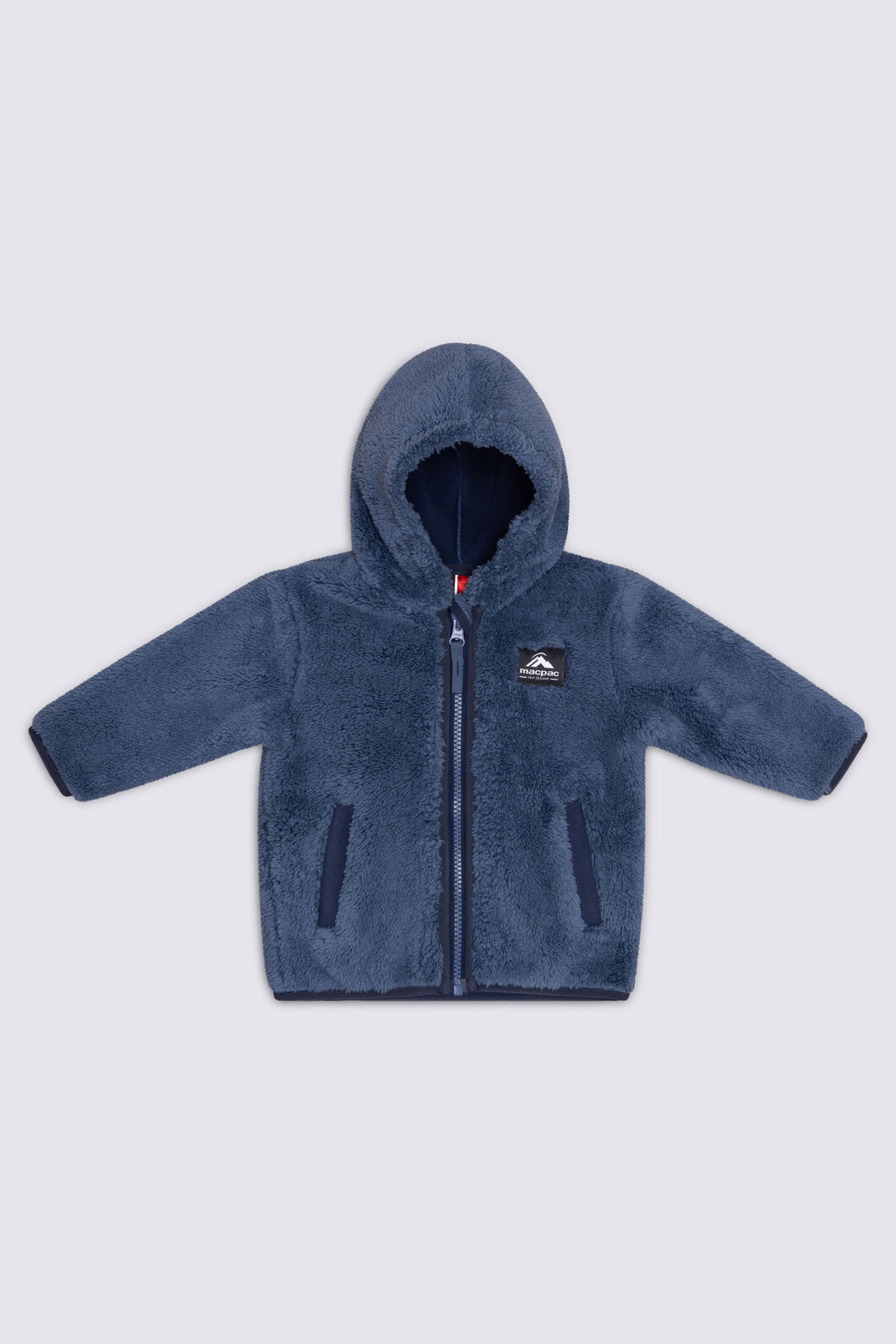 Macpac Baby Acorn Fleece Jacket, Bering Sea, hi-res