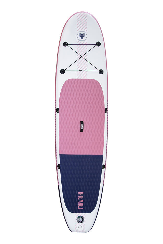 Tahwalhi Kahawai Sands Inflatable Stand-Up Paddle Board 10'6, Pink/Blue