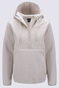 Macpac Women's Fleetwood Fleece Pullover, French Oak, hi-res