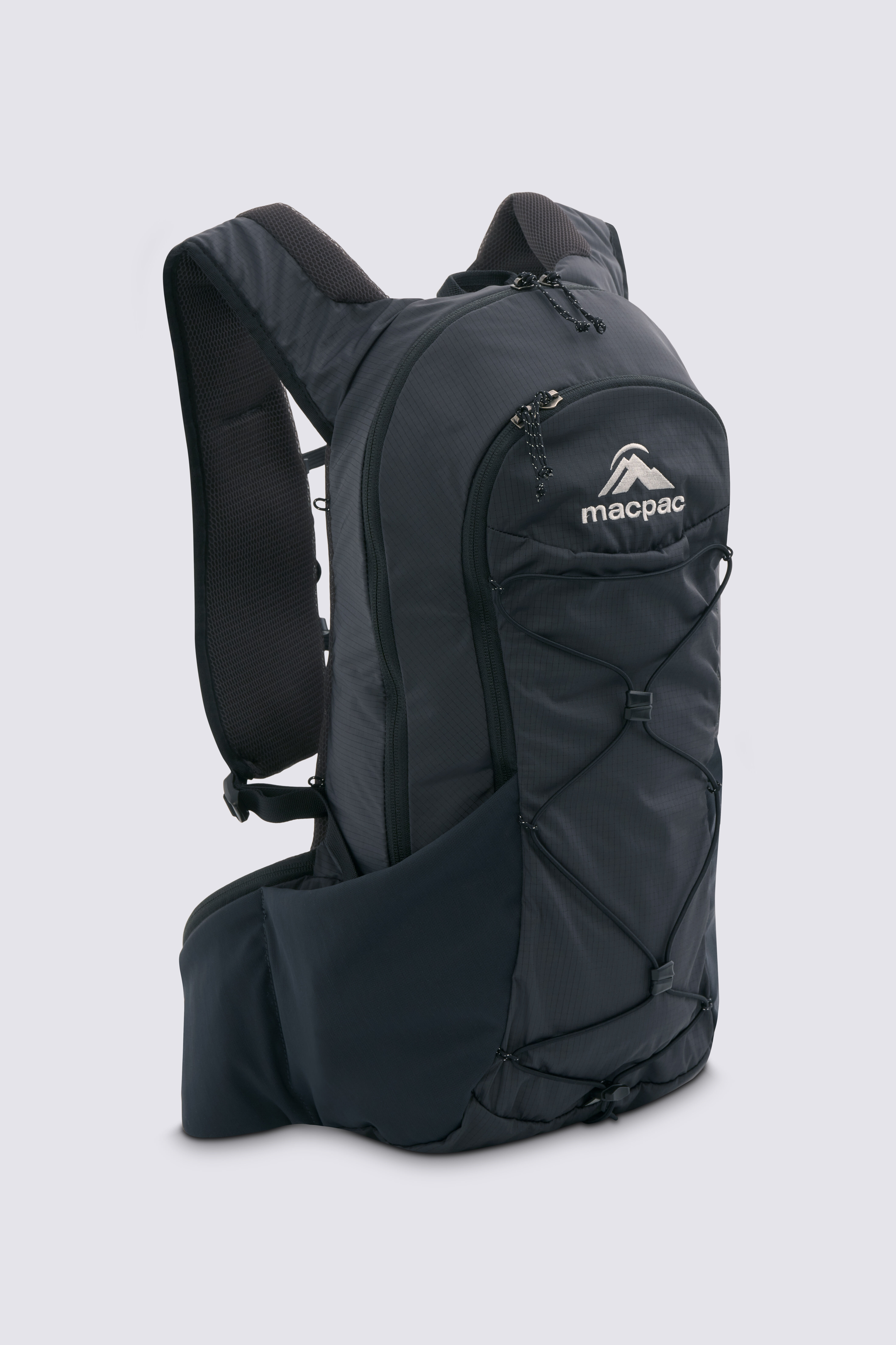 Black running top backpack