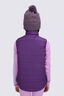 Macpac Kids' Pulsar Alpha Insulated Vest, Plum/Print, hi-res