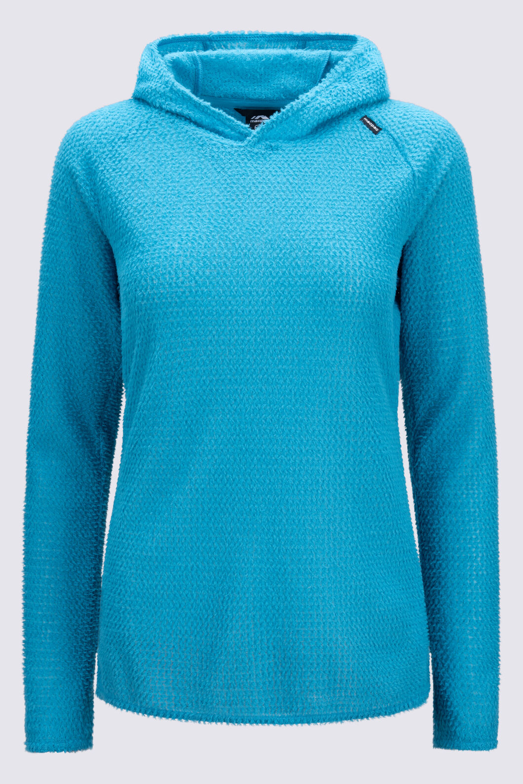 Macpac Women's Nitro Fleece Pullover, Caribbean Blue, hi-res