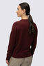 Macpac Women&rsquo;s 280 Merino Long Sleeve Crew, Truffle Marle, hi-res