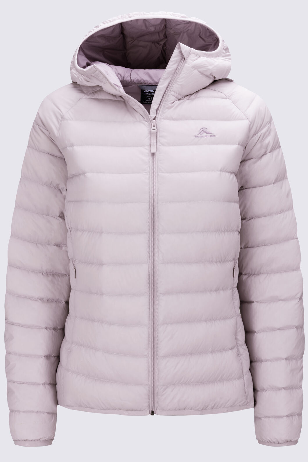 Macpac Women's Uber Light Hooded Down Jacket ♺, Raindrops, hi-res