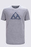 Macpac Men's 180 Merino T-Shirt, Grey Marle, hi-res