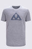 Macpac Men's 180 Merino T-Shirt, Grey Marle, hi-res
