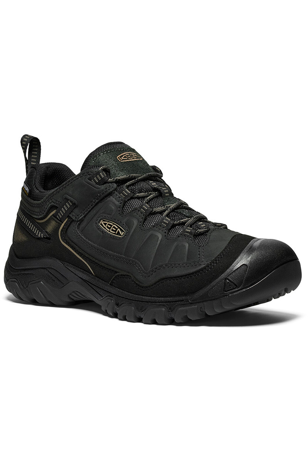 KEEN Men's Targhee IV Low WP Hiking Boots, Black, hi-res