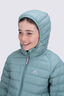 Macpac Kids' Uber Light Hooded Down Jacket, Oil Blue, hi-res