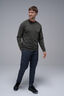 Macpac Men&rsquo;s 280 Merino Long Sleeve Crew, Grape Leaf Marle, hi-res