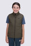 Macpac Kids' Pulsar Alpha Insulated Vest, Grape Leaf/Green Camo Print, hi-res
