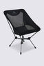 Macpac Lightweight Chair, Black/Black, hi-res