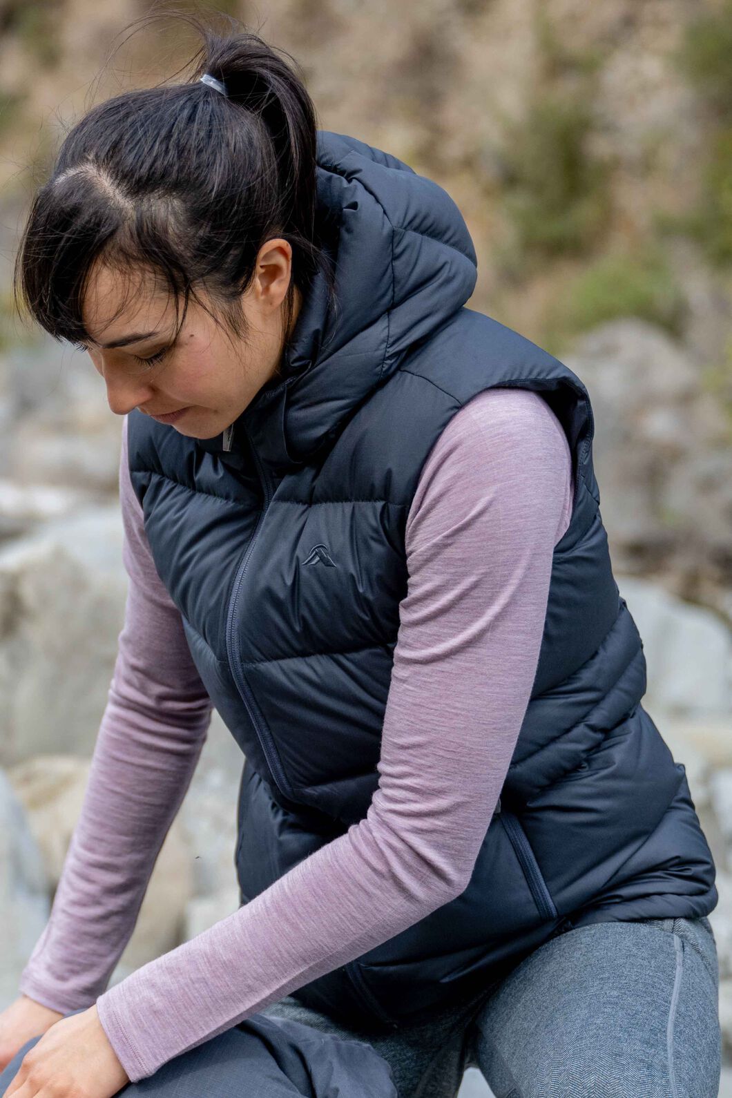 Macpac Women s Aurora Hooded Down Vest Macpac