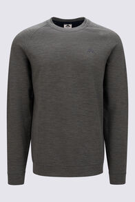 Macpac Men&rsquo;s 280 Merino Long Sleeve Crew, Grape Leaf Marle, hi-res
