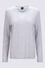 Macpac Women&rsquo;s Orton Merino Blend Long Sleeve Crew, Cosmic Sky Marle, hi-res