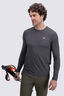 Macpac Men's brrr&deg; Long Sleeve T-Shirt, Asphalt, hi-res