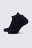 Macpac Trail Ankle Sock &mdash; 2 Pack, Black, hi-res