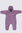 Macpac Baby Acorn Fleece Onesie, Black Plum, hi-res