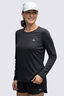 Macpac Women's brrr° Long Sleeve T-Shirt, BLACK MARLE, hi-res