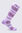 Macpac Merino Blend Ski Sock, Valerian/Lavender Frost, hi-res