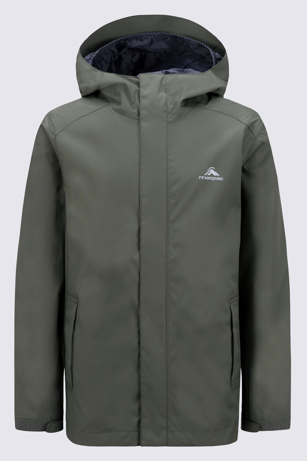 Macpac Kids' Jetstream Rain Jacket, Beetle, hi-res