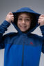 Macpac Kids' Ruru Fleece Jacket, Navy Peony/Surf the Web, hi-res