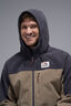 Macpac Men's Heritage Windproof Fleece Jacket, Asphalt/Lead Grey, hi-res