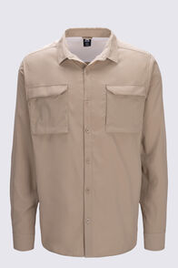 Macpac Men's brrr&deg; Long Sleeve Shirt, Cornstalk, hi-res