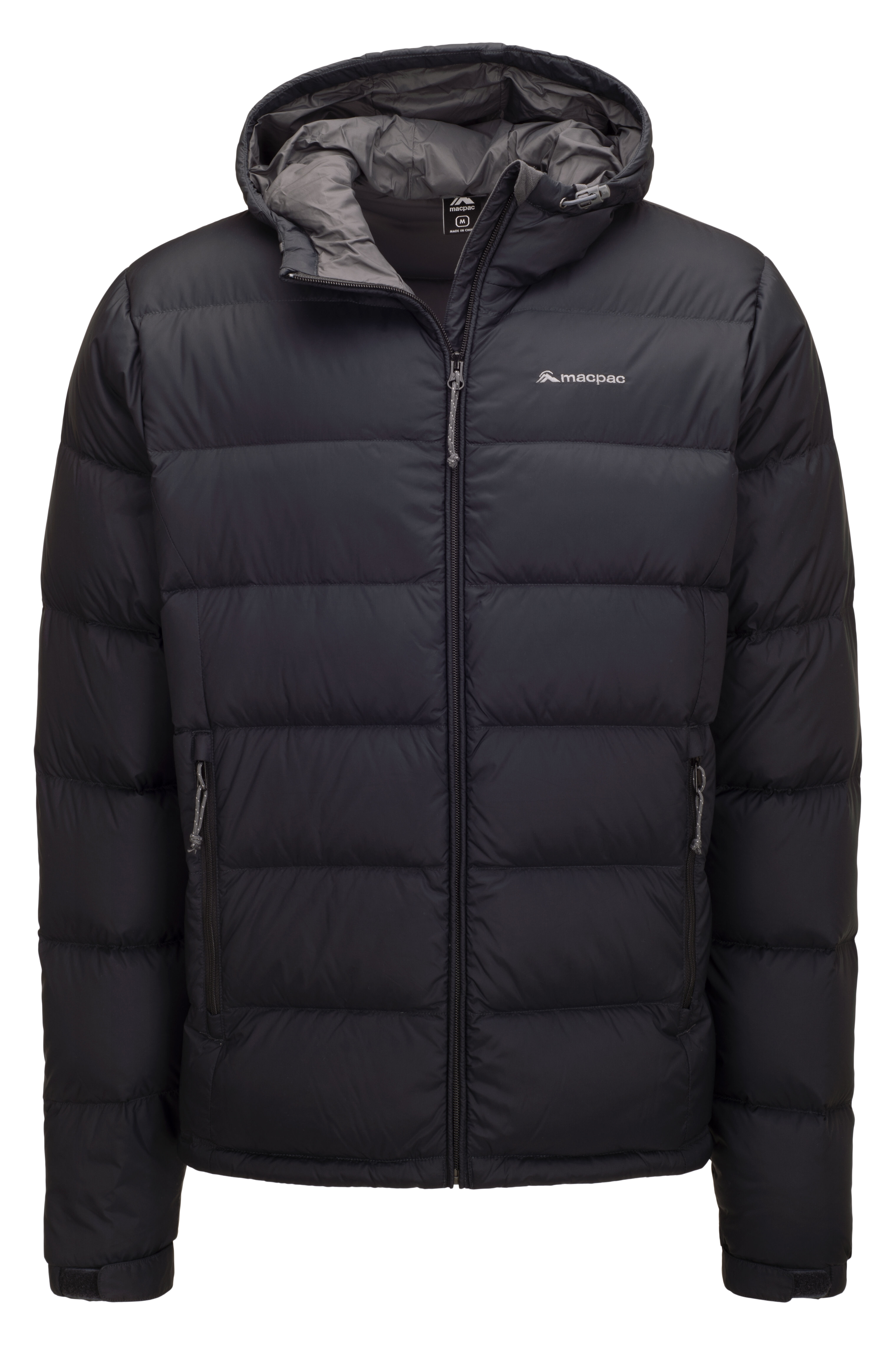 Macpac black puffer jacket shop