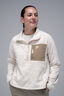 Macpac Women's Kindling Fleece Pullover, Coconut Milk Print, hi-res